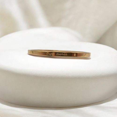 bracelet-femme-maman-en-acier-dore
