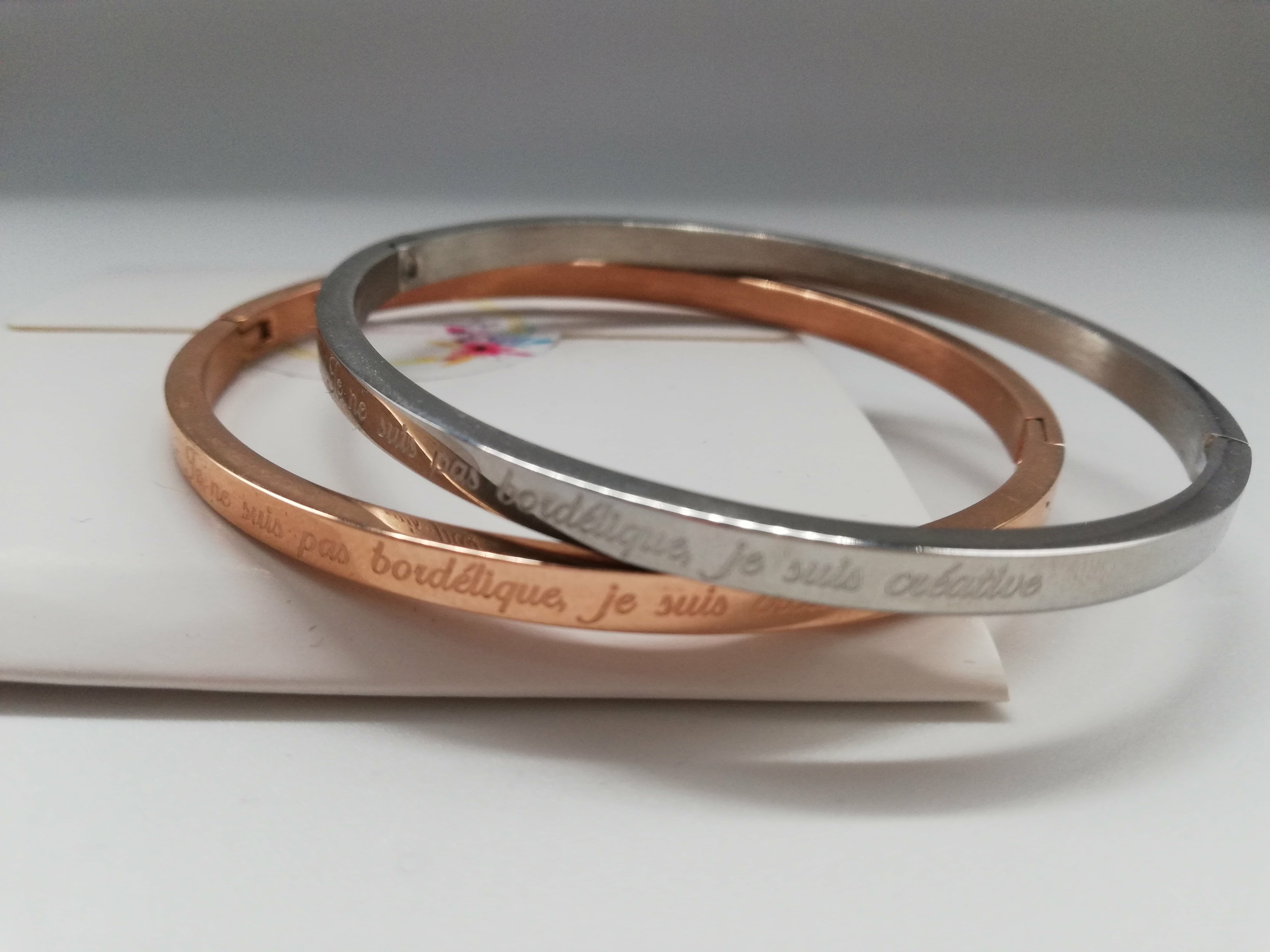 cadeau danniversaire pour fille ado bracelet gravé avec message