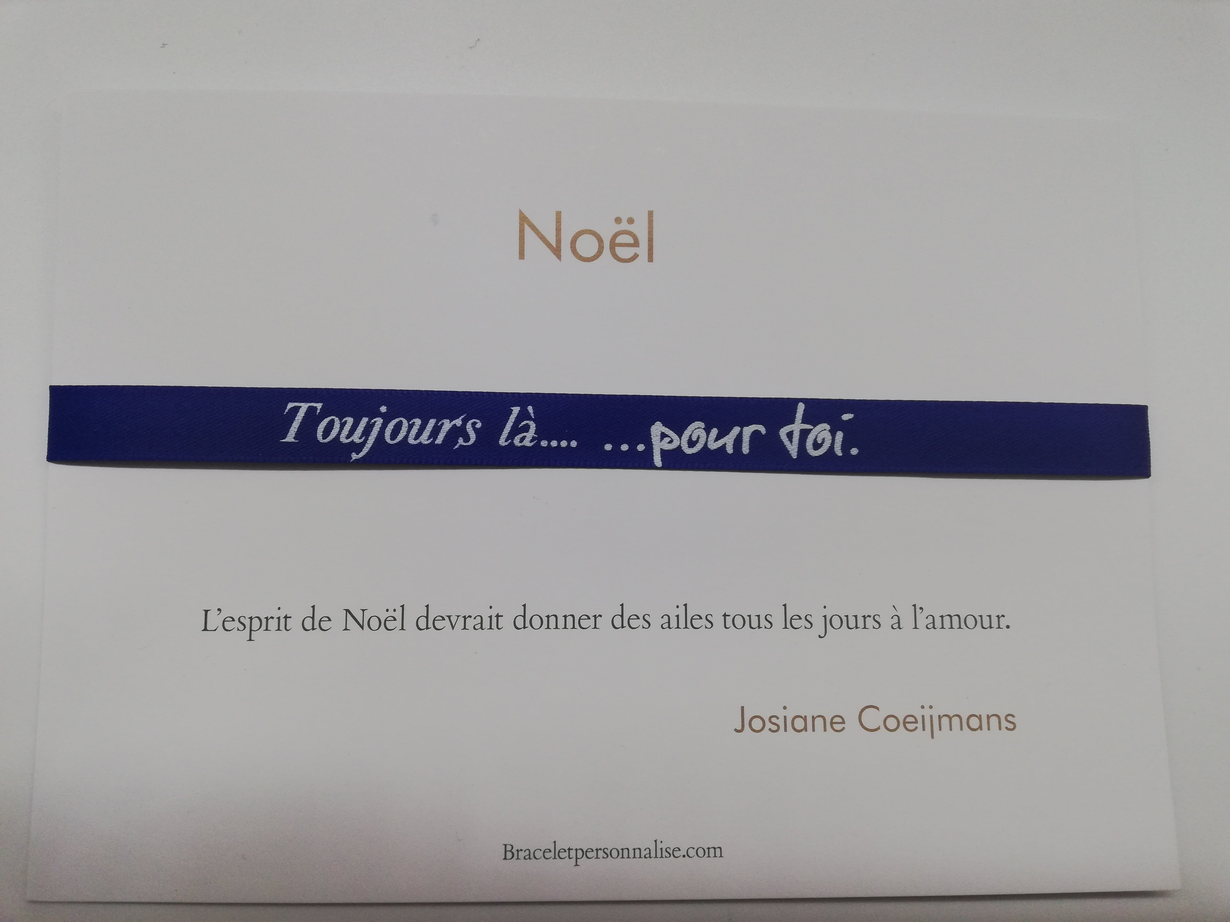 Cadeau pour son amoureuse noël bracelet personnalisé