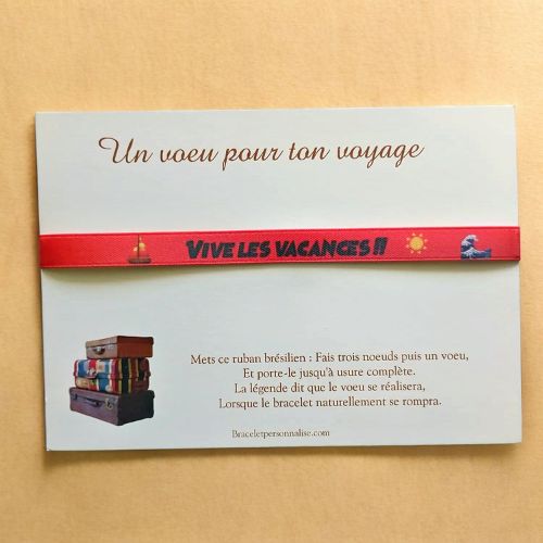 bracelet-personnalise-ruban-rouge