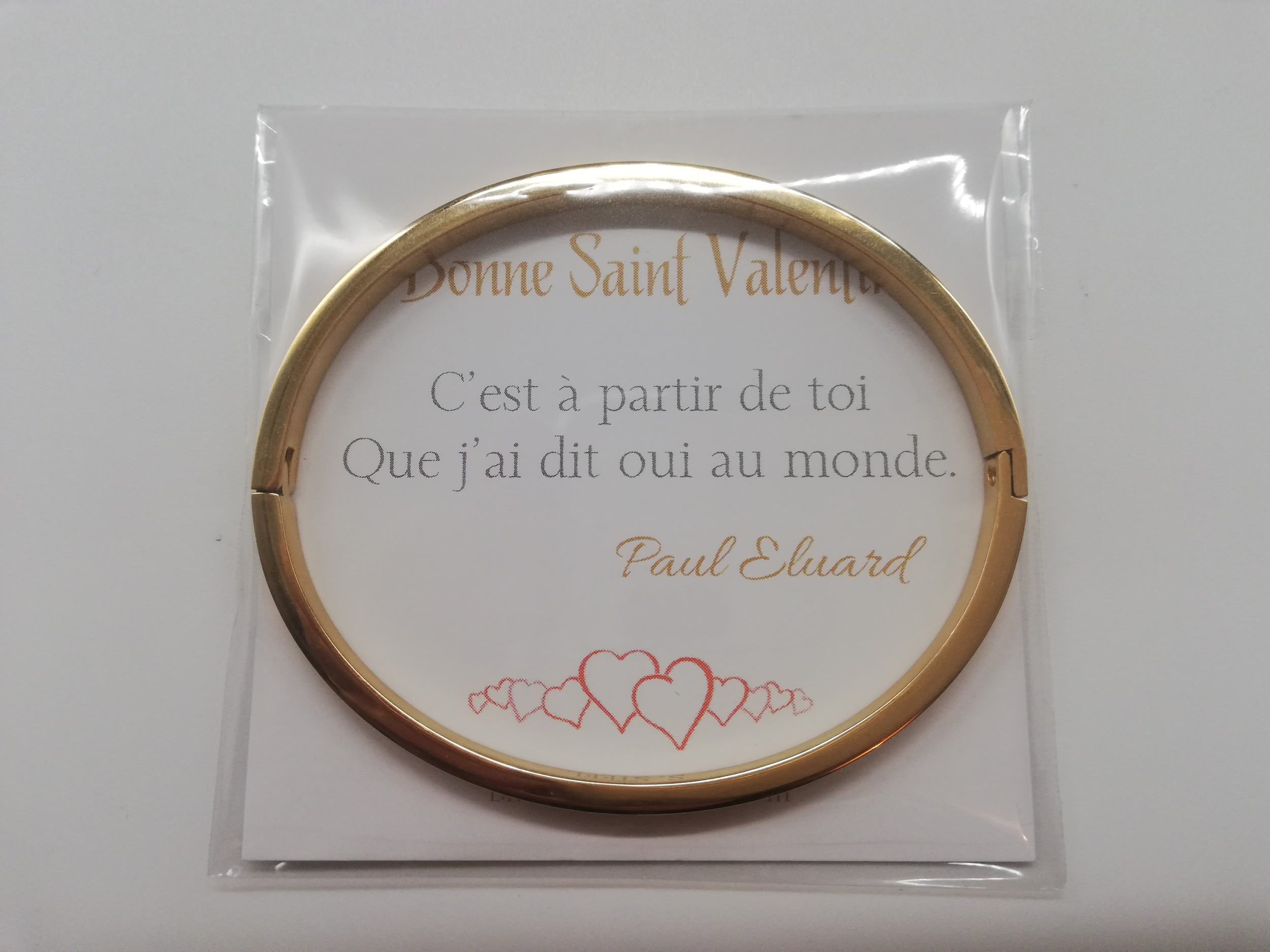 Bracelet pour saint valentin personnalisé You & me