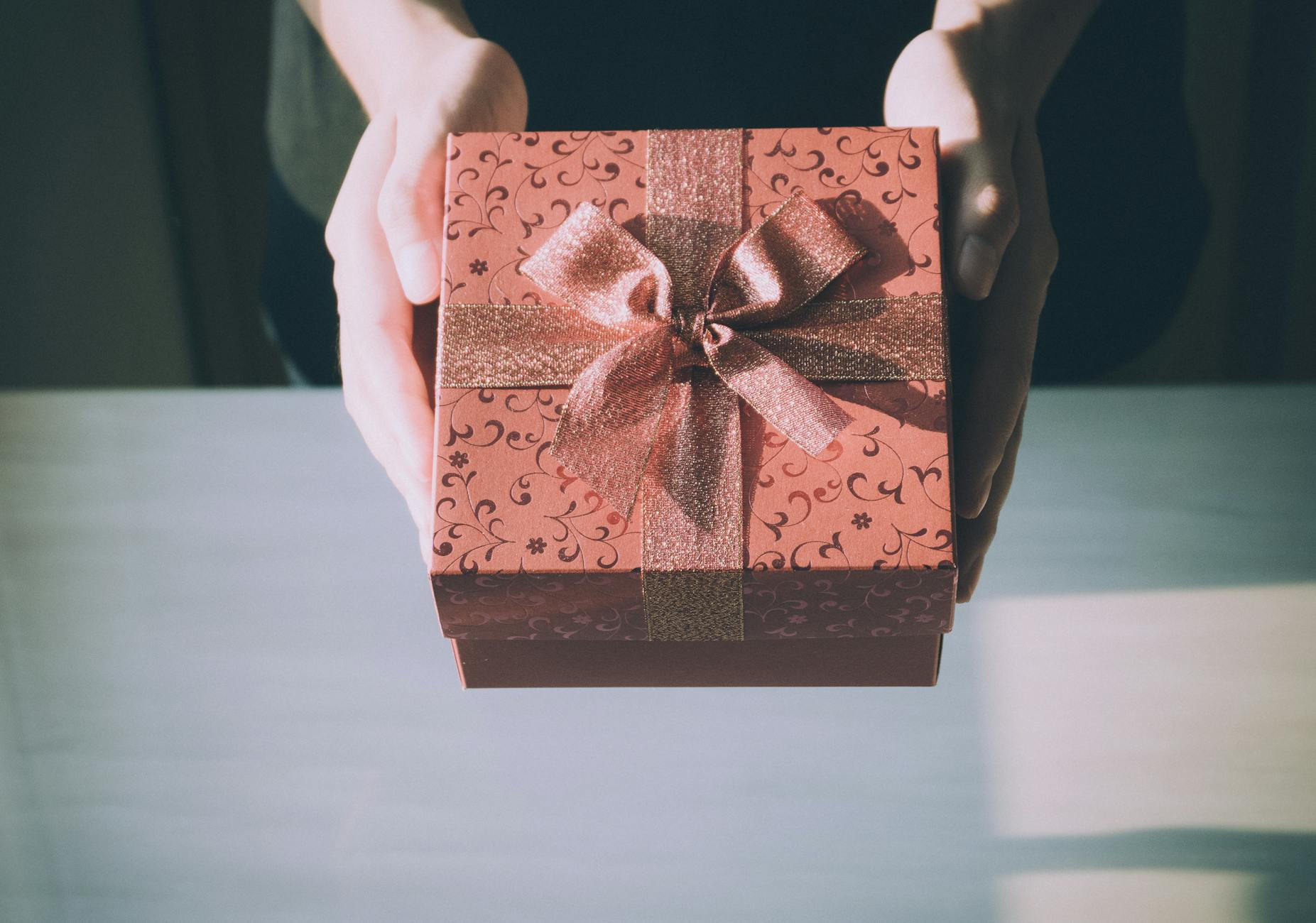 boite cadeau marron