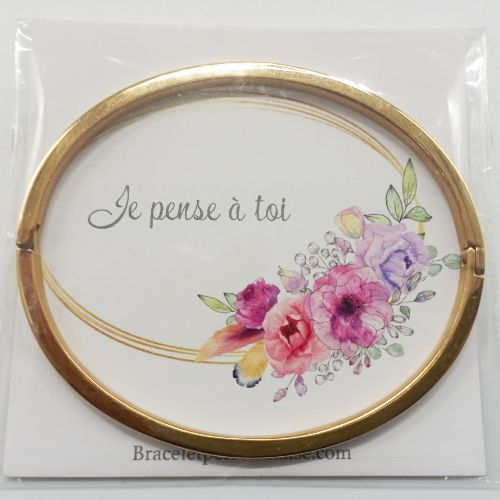 bracelet personnalise pour dire autrement je pense a toi