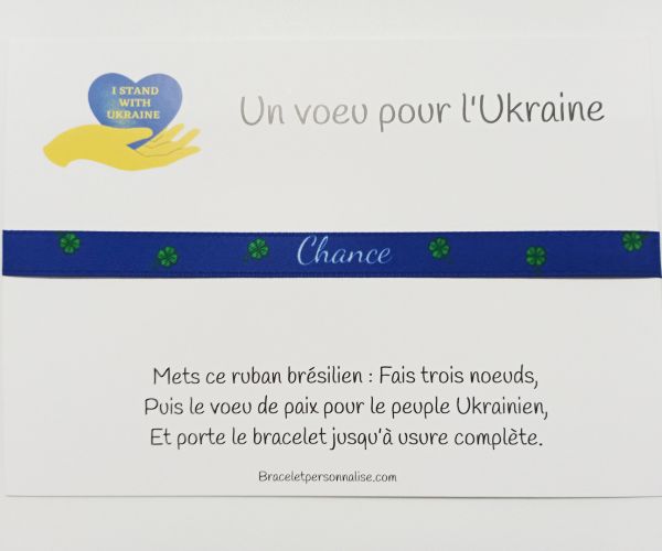 bracelet personnalise pour une ukrainienne
