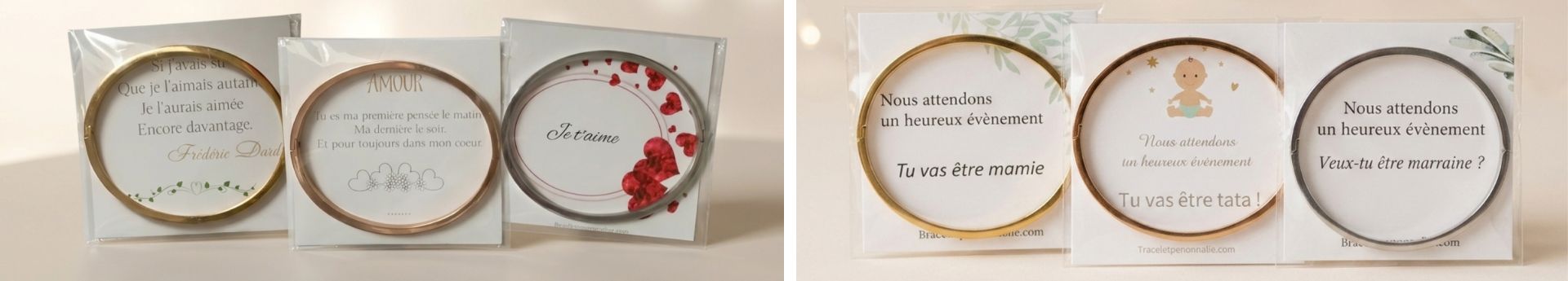 bracelets personnalises avec citations