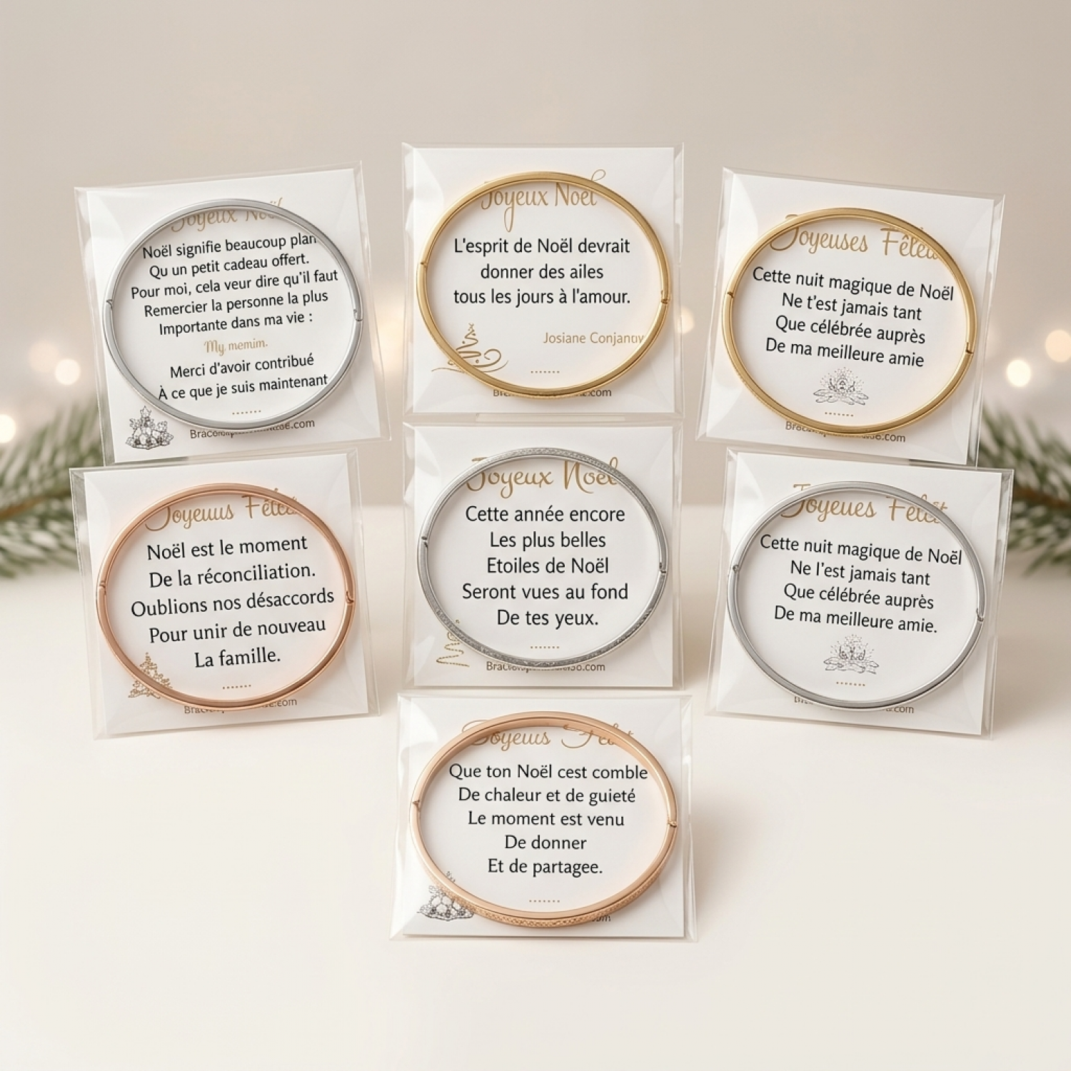 cadeaux femme noel bracelet personnalise