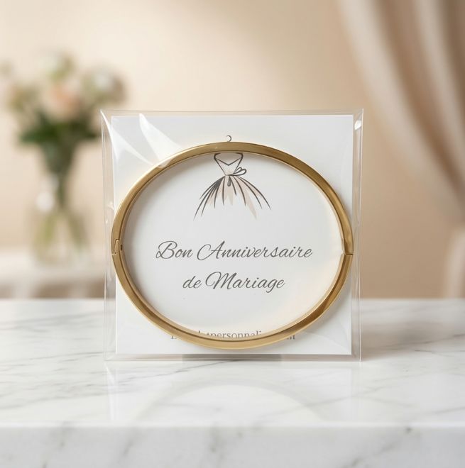 bracelet personnalise pour anniversaire de mariage