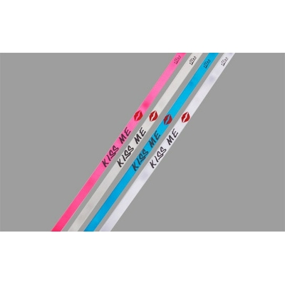 bracelet ruban femme coloré imprimé kiss me