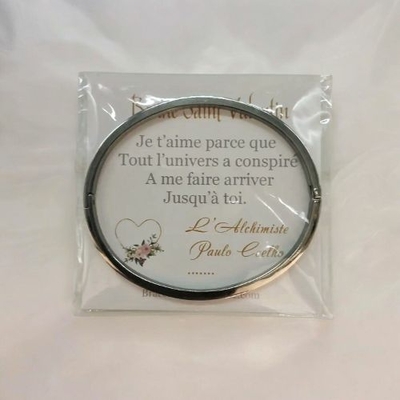 bracelet-acier-femme-message