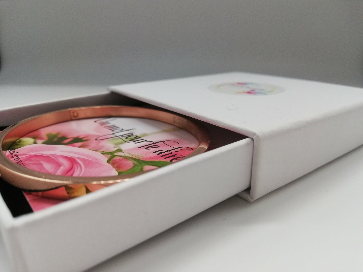 Cadeau départ en retraite femme bracelet gravé Libérée retraitée