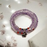 bracelet-plusieurs-rangs-amethyste-et-trefle-a-quatre-feuilles