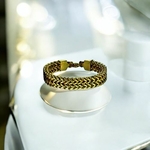 bracelet-maille-femme-dore