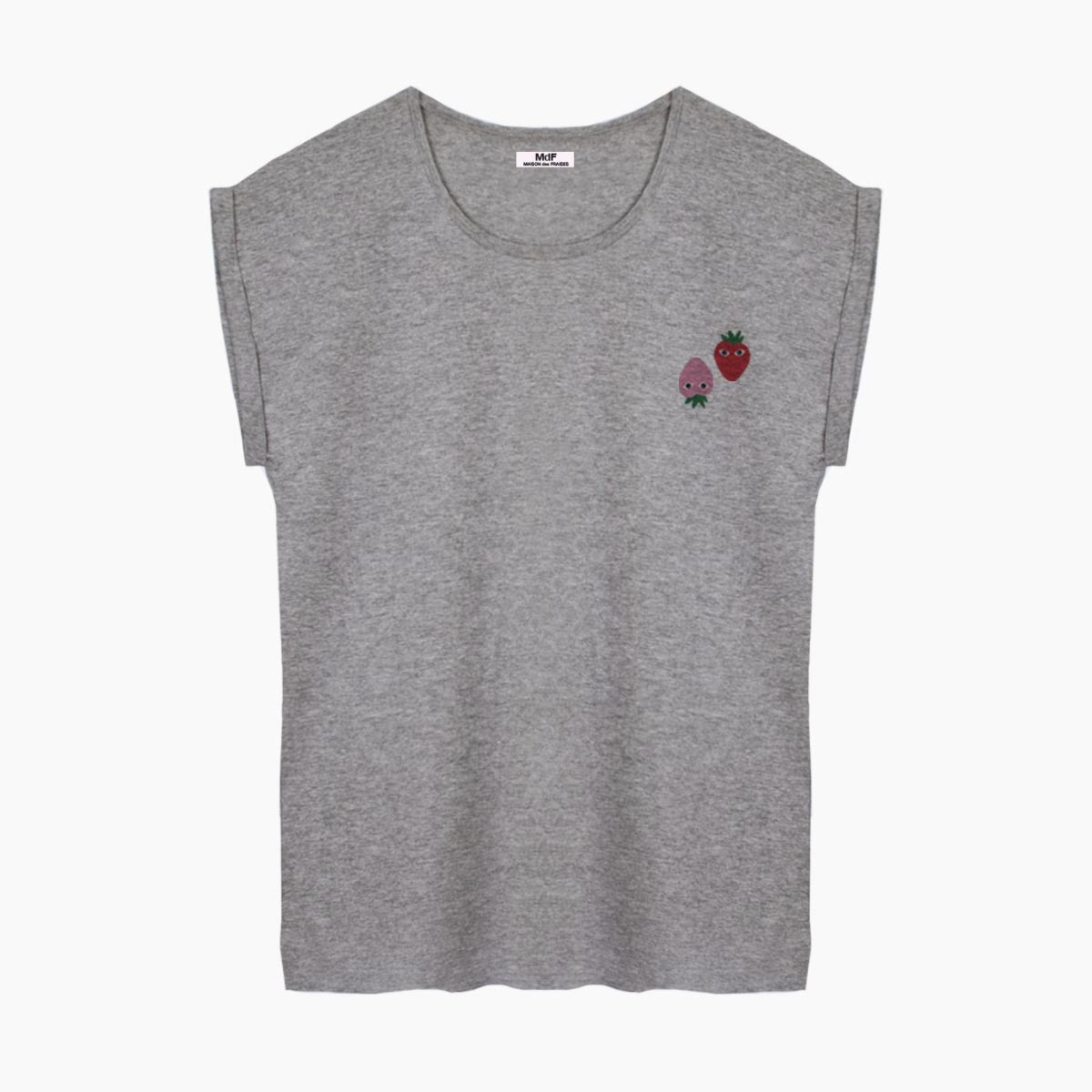 T-shirt ♀ “Fraises rose & rouge”