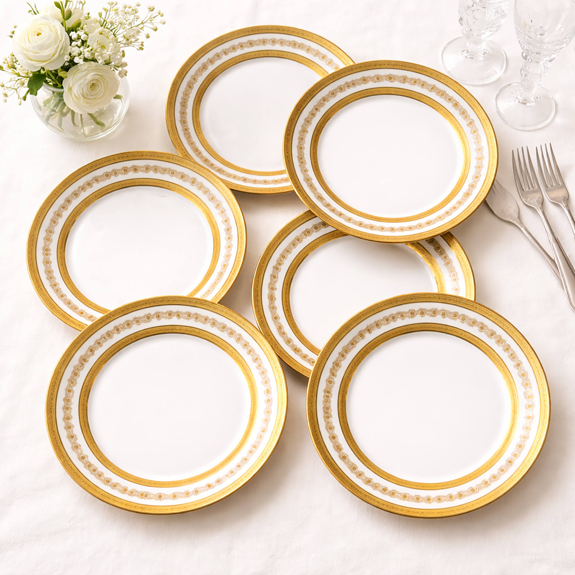 assiettes-anciennes-limoges-wm-guerin-porcelaine-doree-belle-epoque