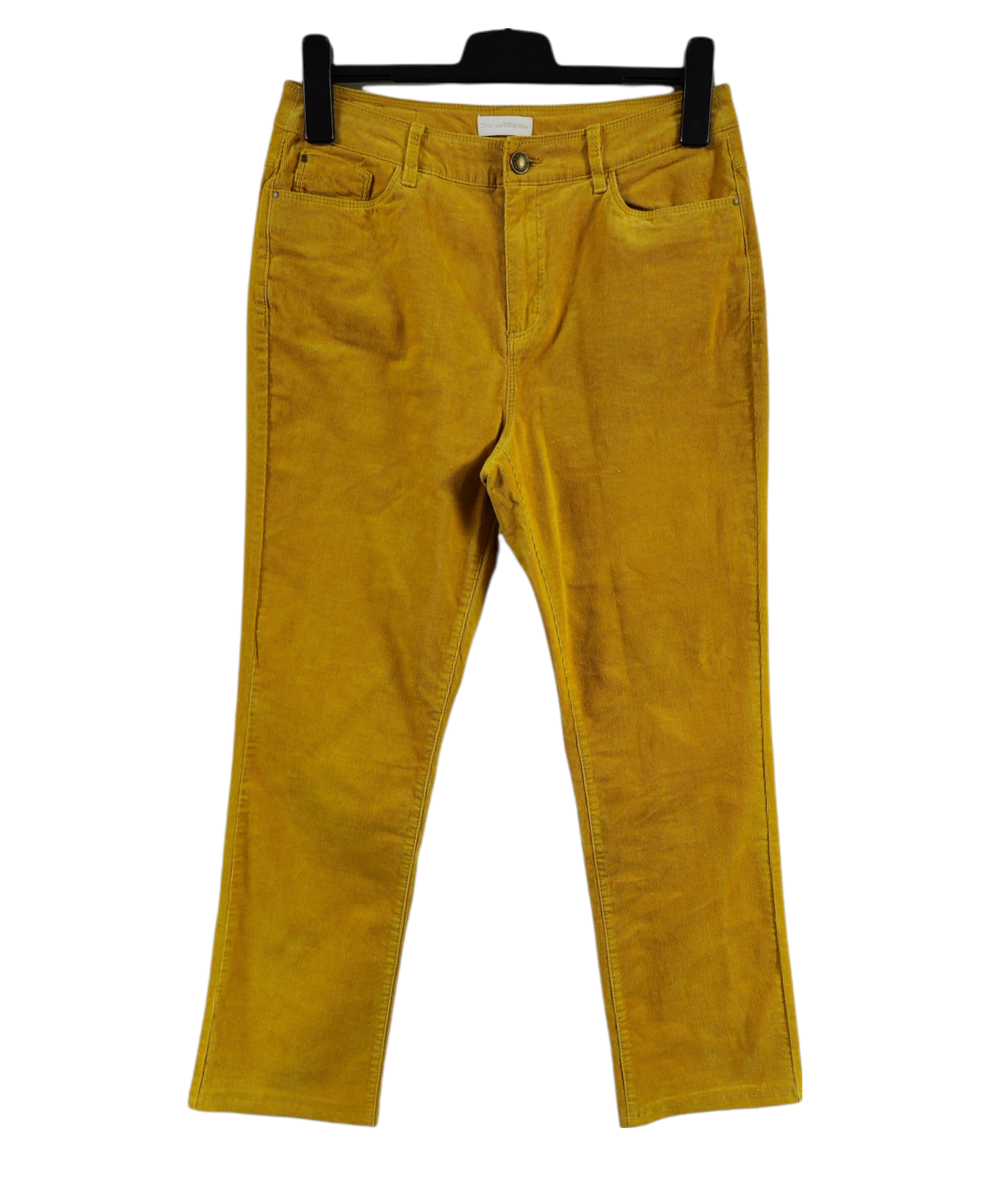 CHARLES V GELE Pantalon velour Jaune FR 42 VINTAGE FEMMES