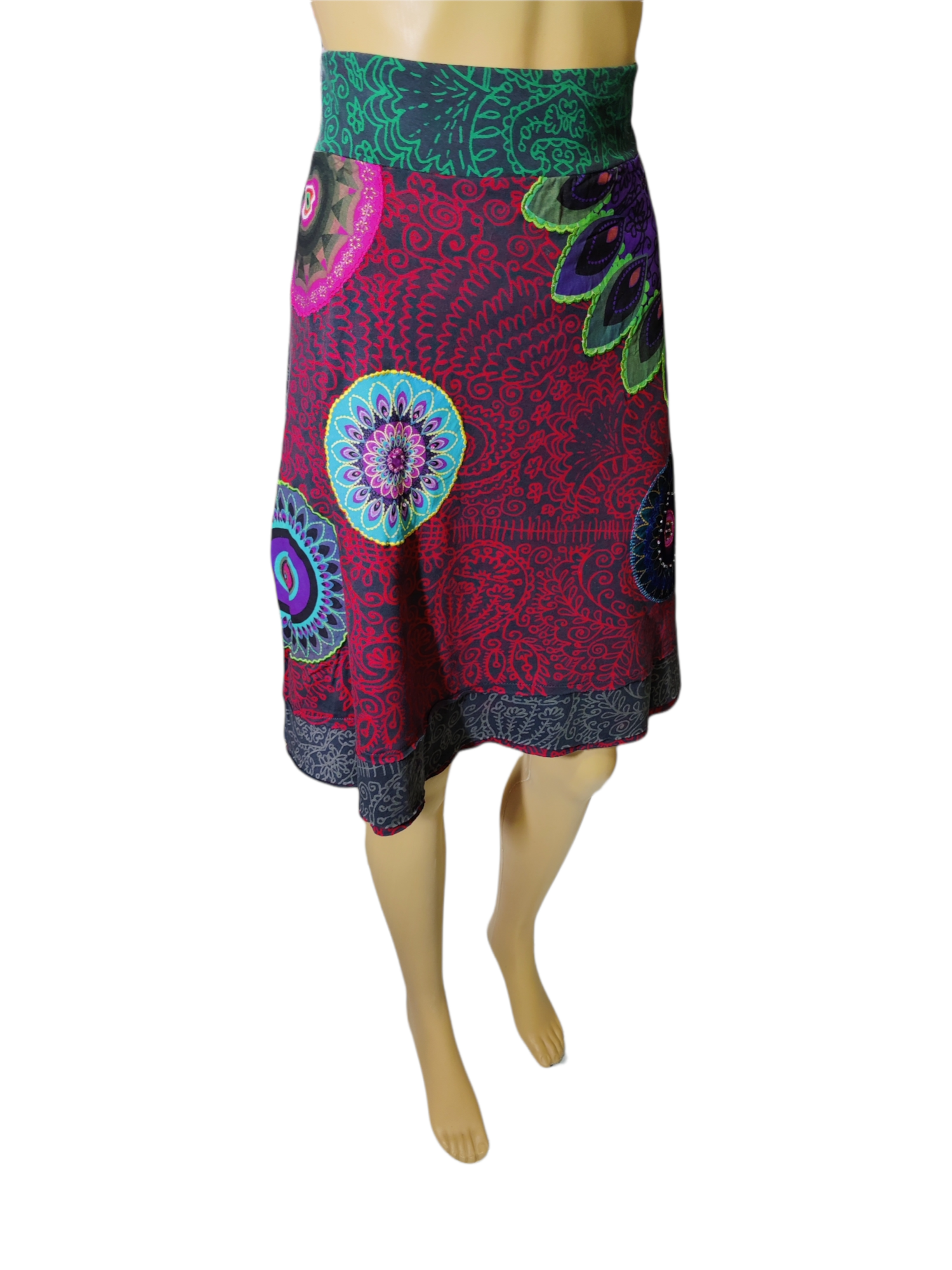 Mode Jupes Mini-jupes Donna by hallhuber Mini-jupe motif \u00e0 carreaux style d\u00e9contract\u00e9 