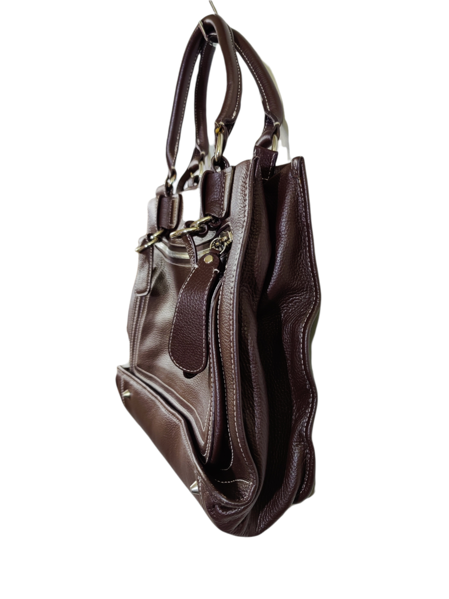 Sac vera pelle cuir marron hot sale