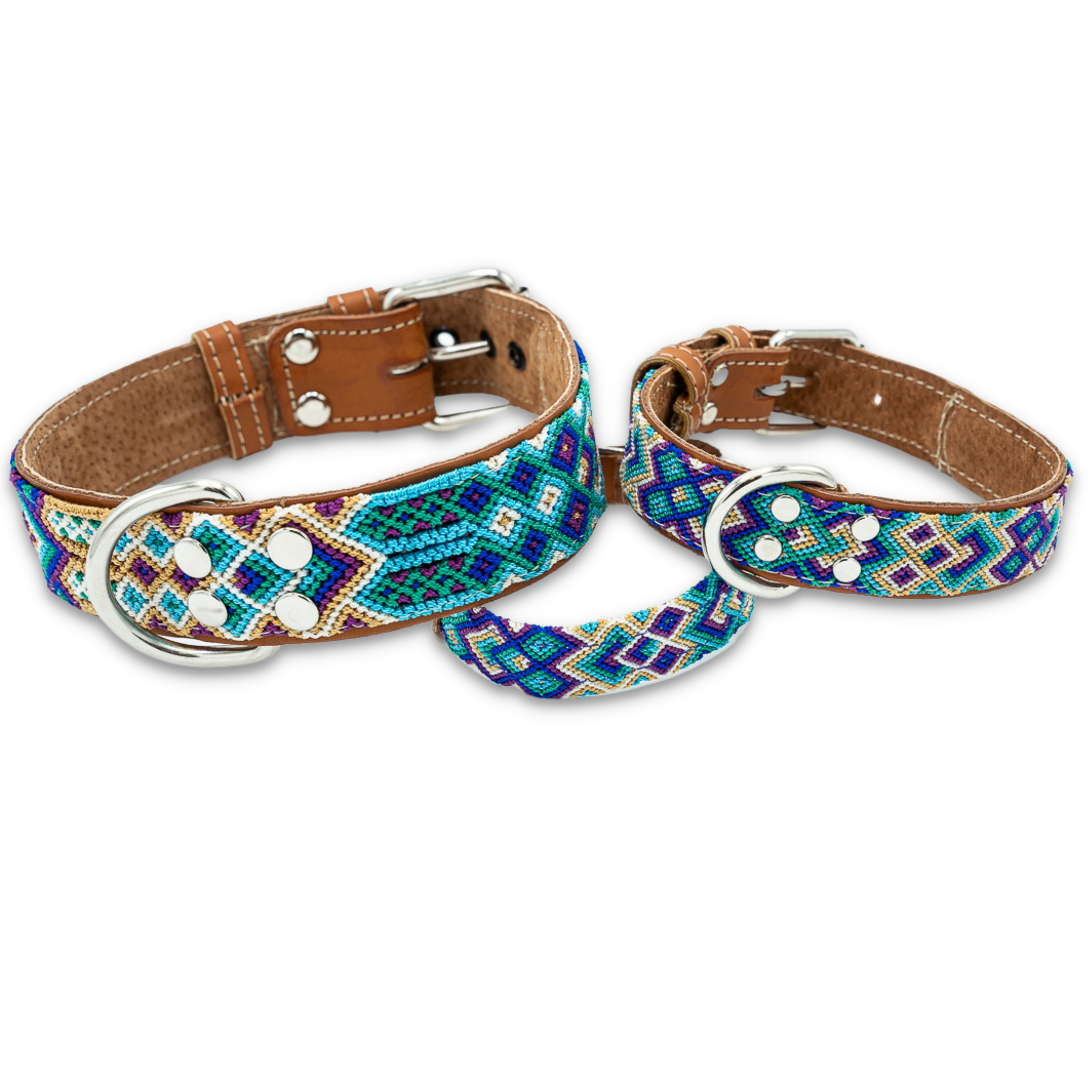 Collier tressé mexicain pour chien SAN LUIS