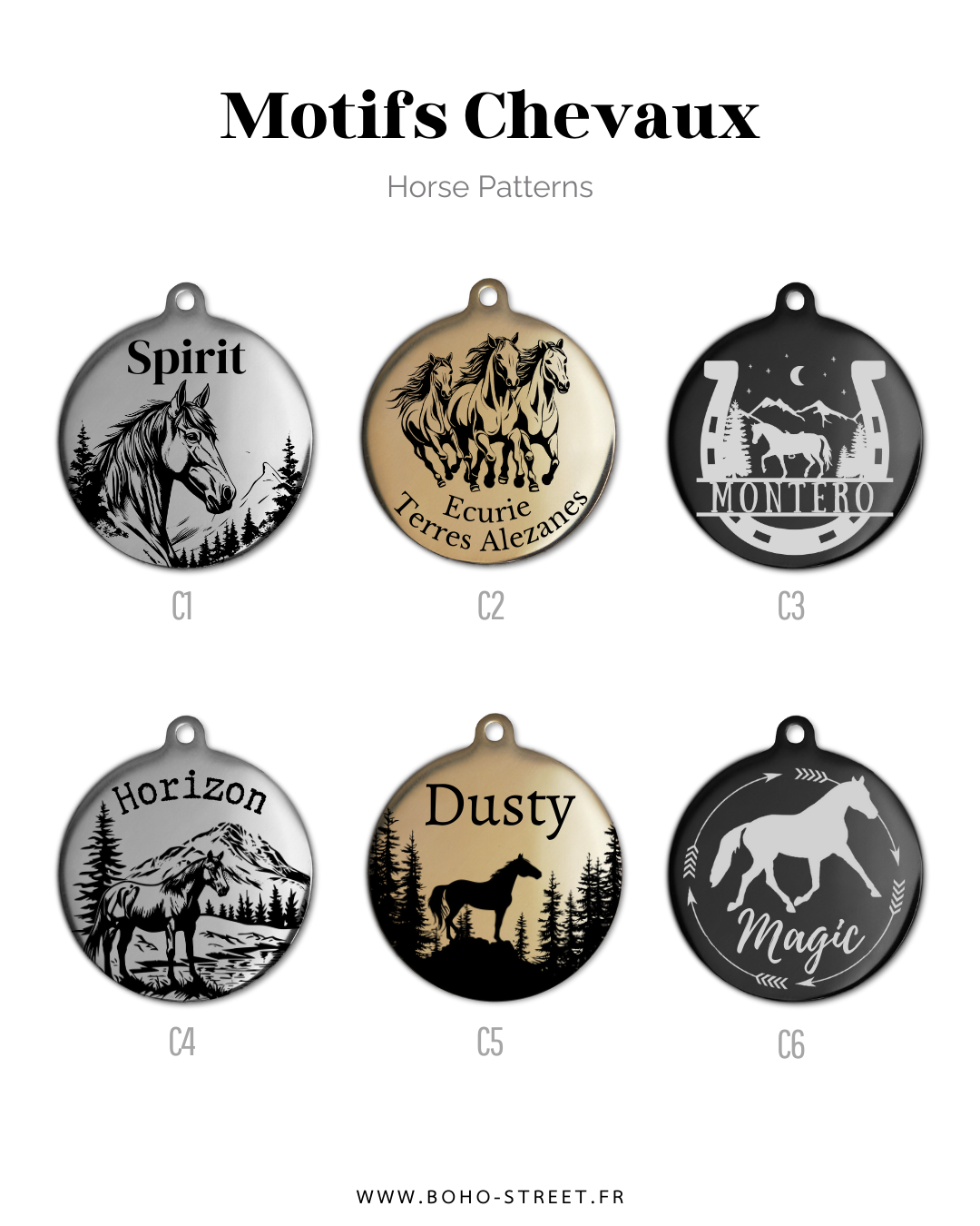 Motifs chevaux