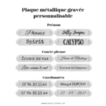 Plaques gravée collierlicol