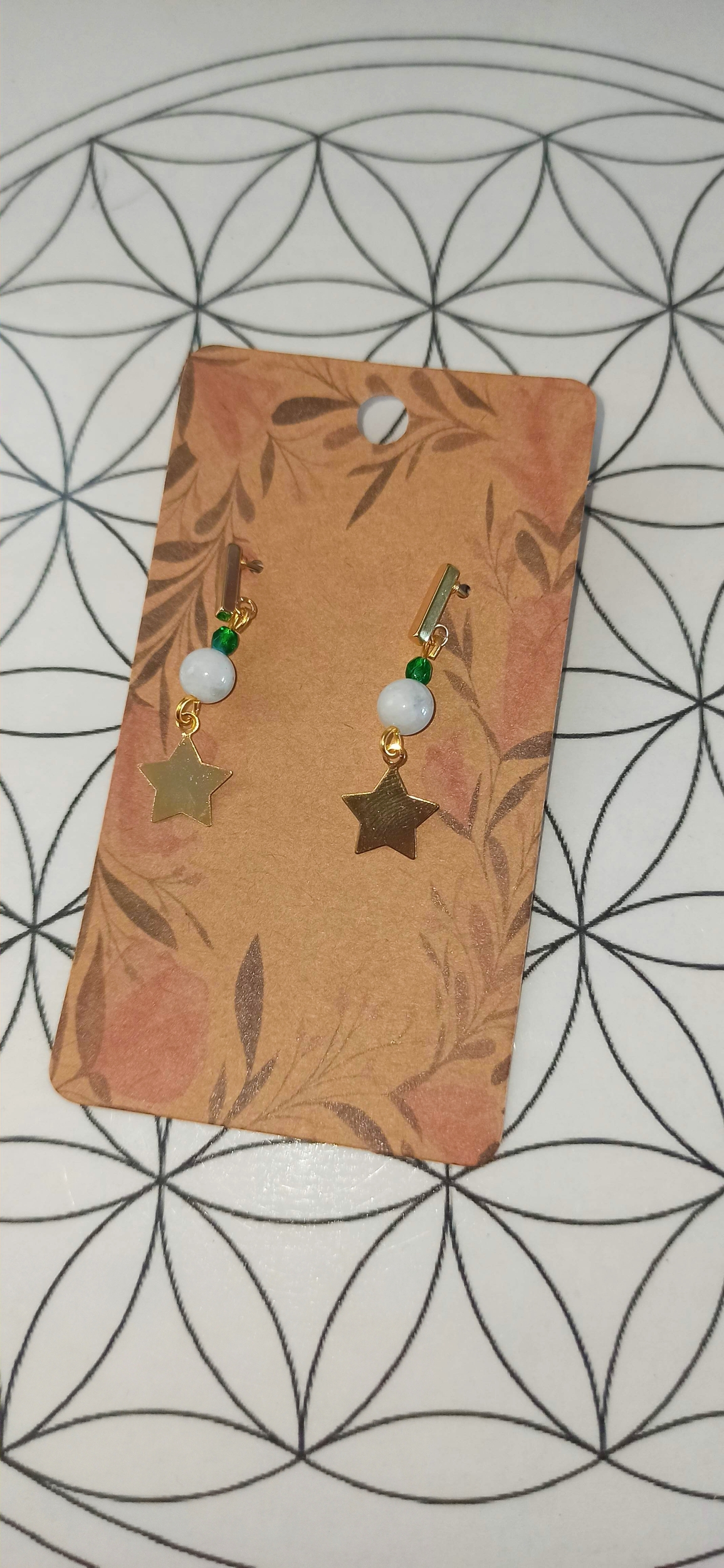 Boucles d\'oreilles Mes étoiles dorées