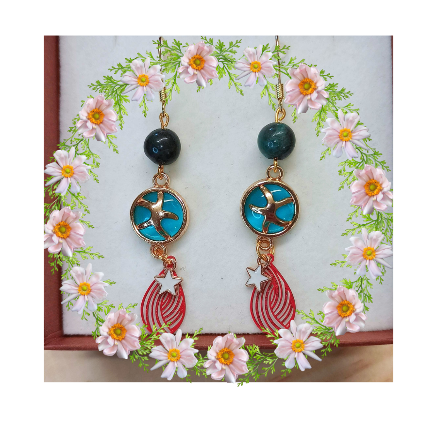Boucles d\'oreilles Etoiles de mer