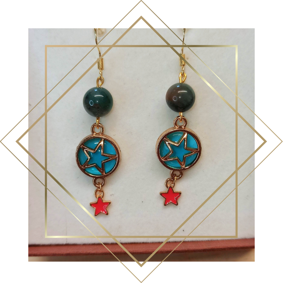 Boucles d\'oreilles Mes étoiles intérieur