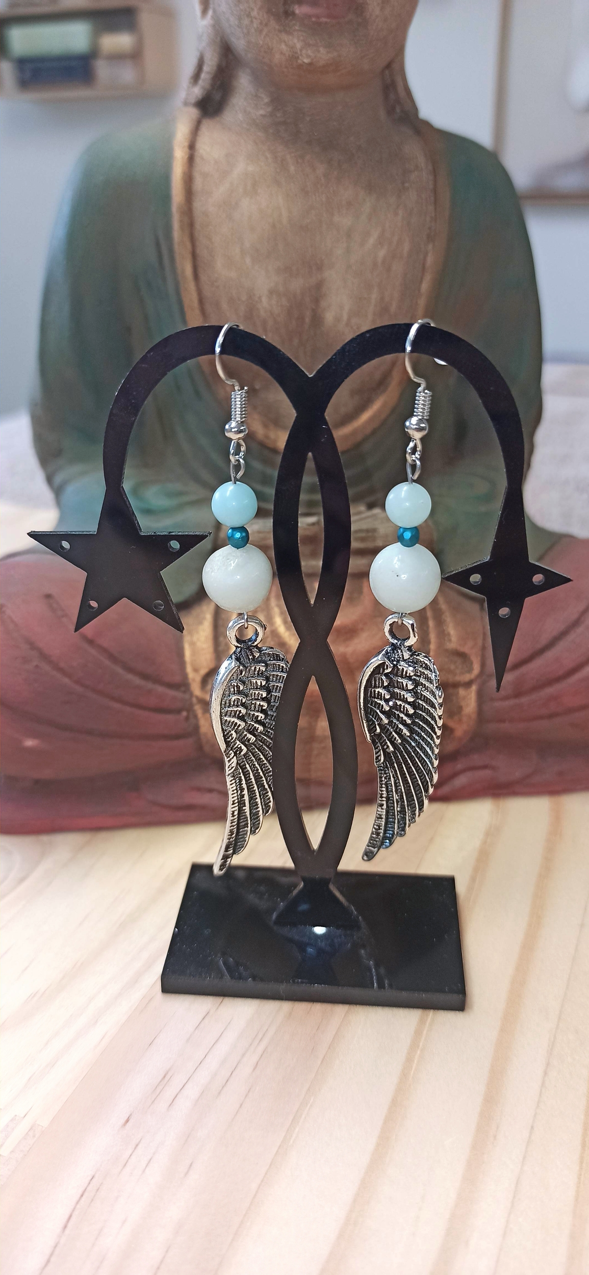 Boucles d\'oreilles Plumes du bonheur