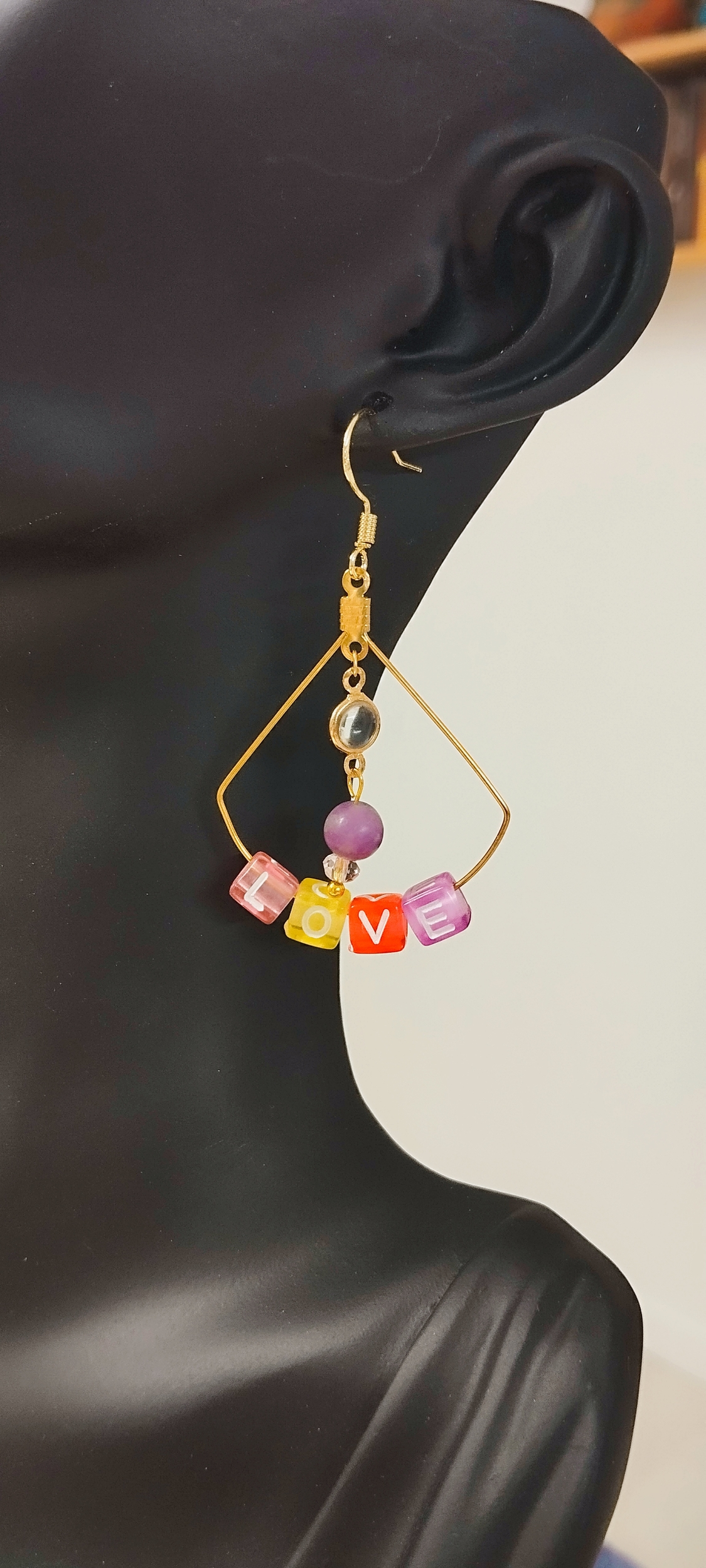 Boucles d\'oreilles géométrique