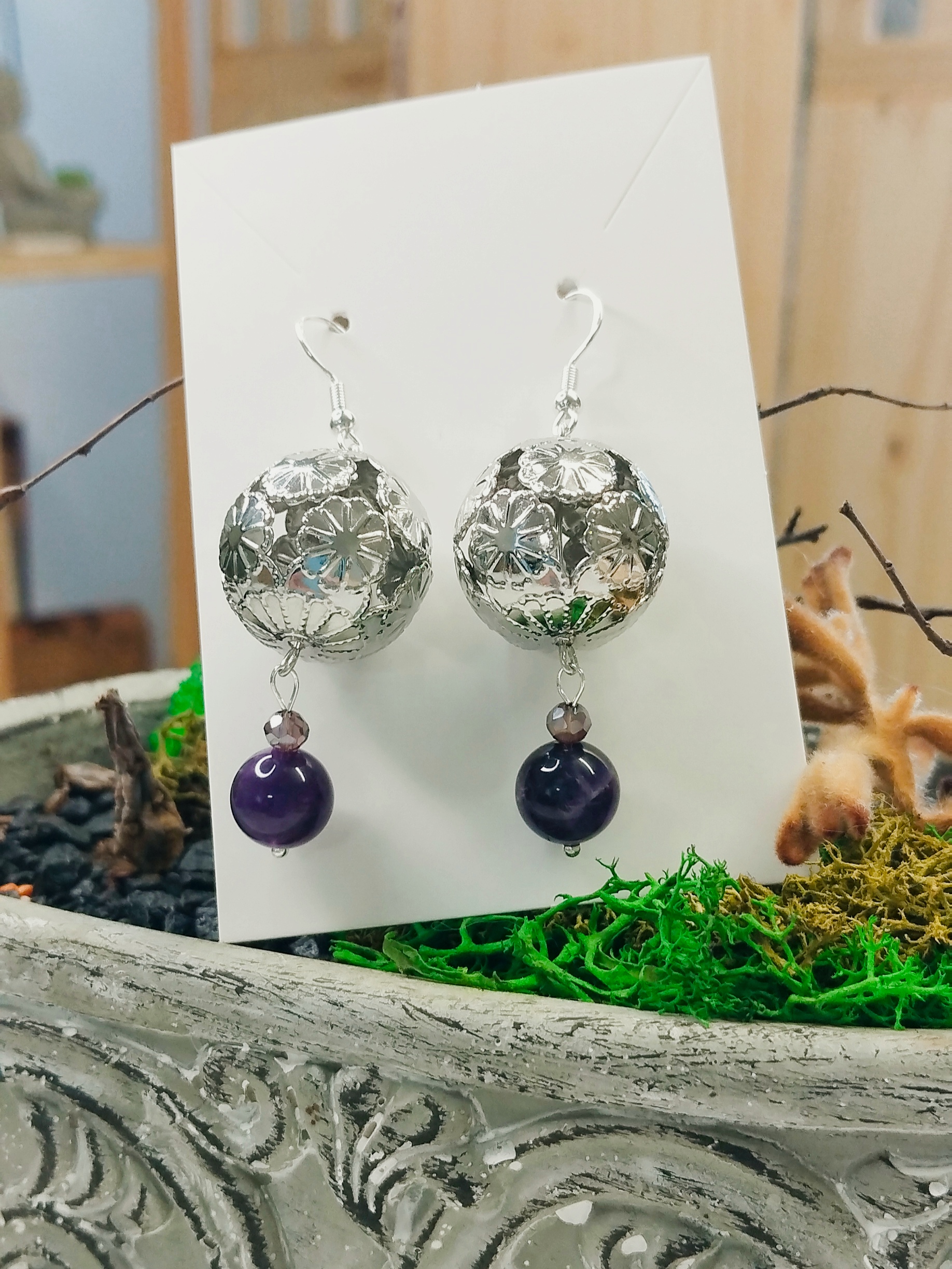 Boucles d\'oreilles élégantes Sakura