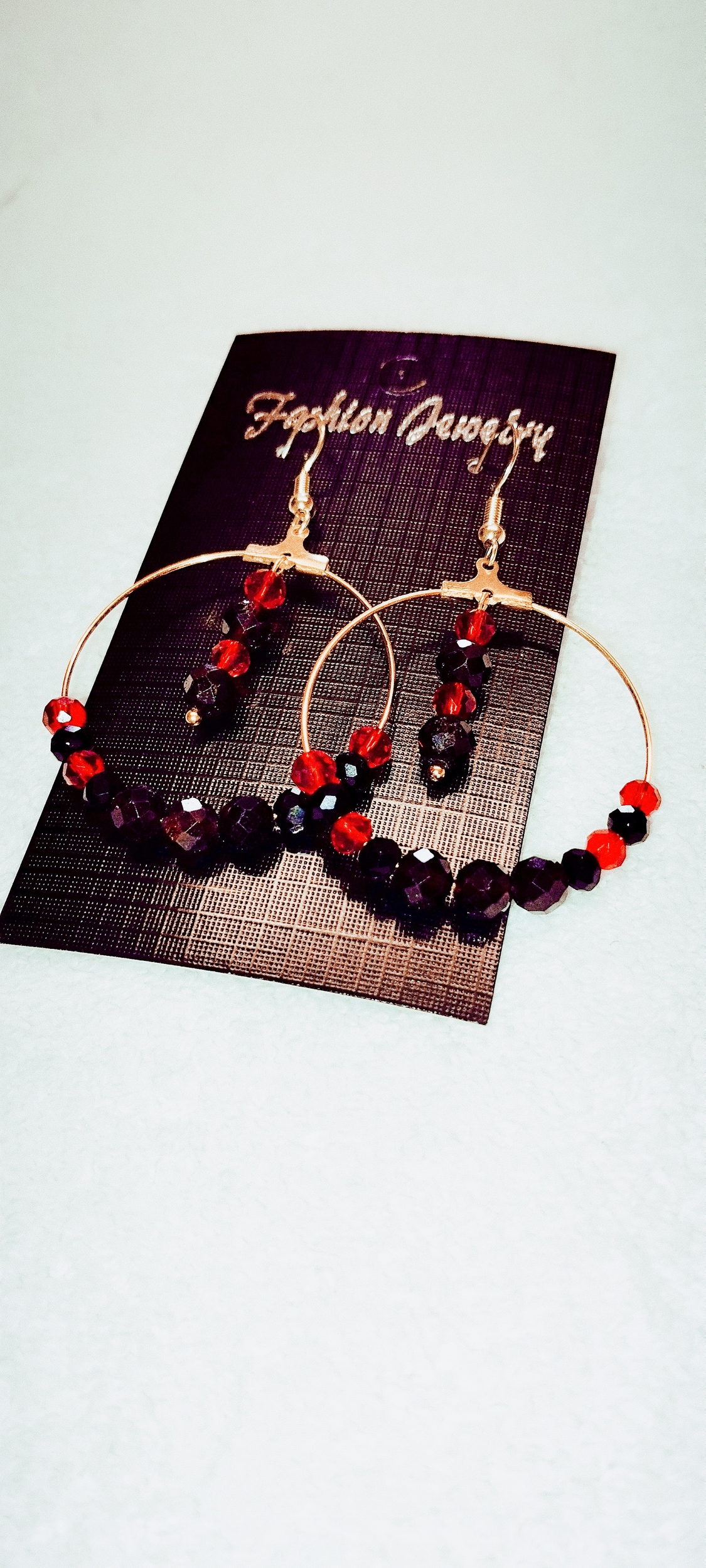 Boucles d\'oreilles Ma grenat