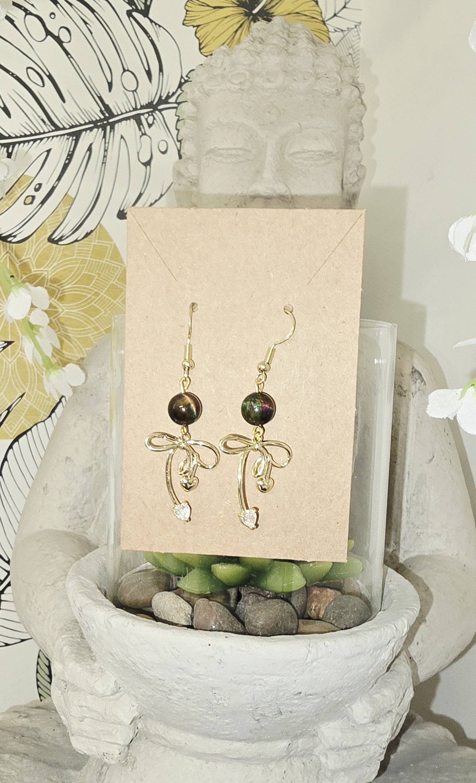 Boucles d\'oreilles nœuds élégants