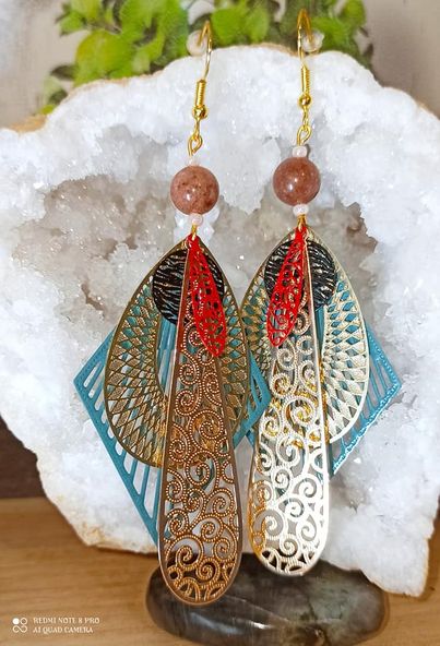 Boucles d\'oreilles Énergie et Joie