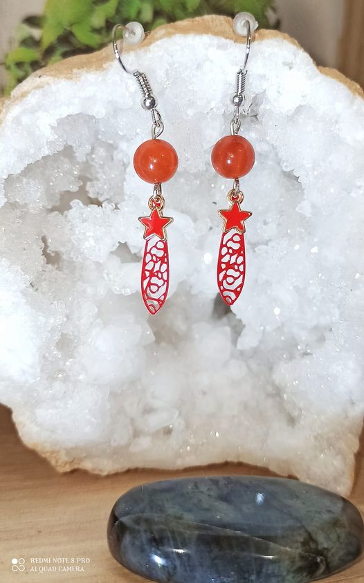 Boucles d\'oreilles Énergie et Vitalité