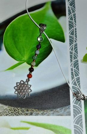 Collier fleur de vie 7 chakras