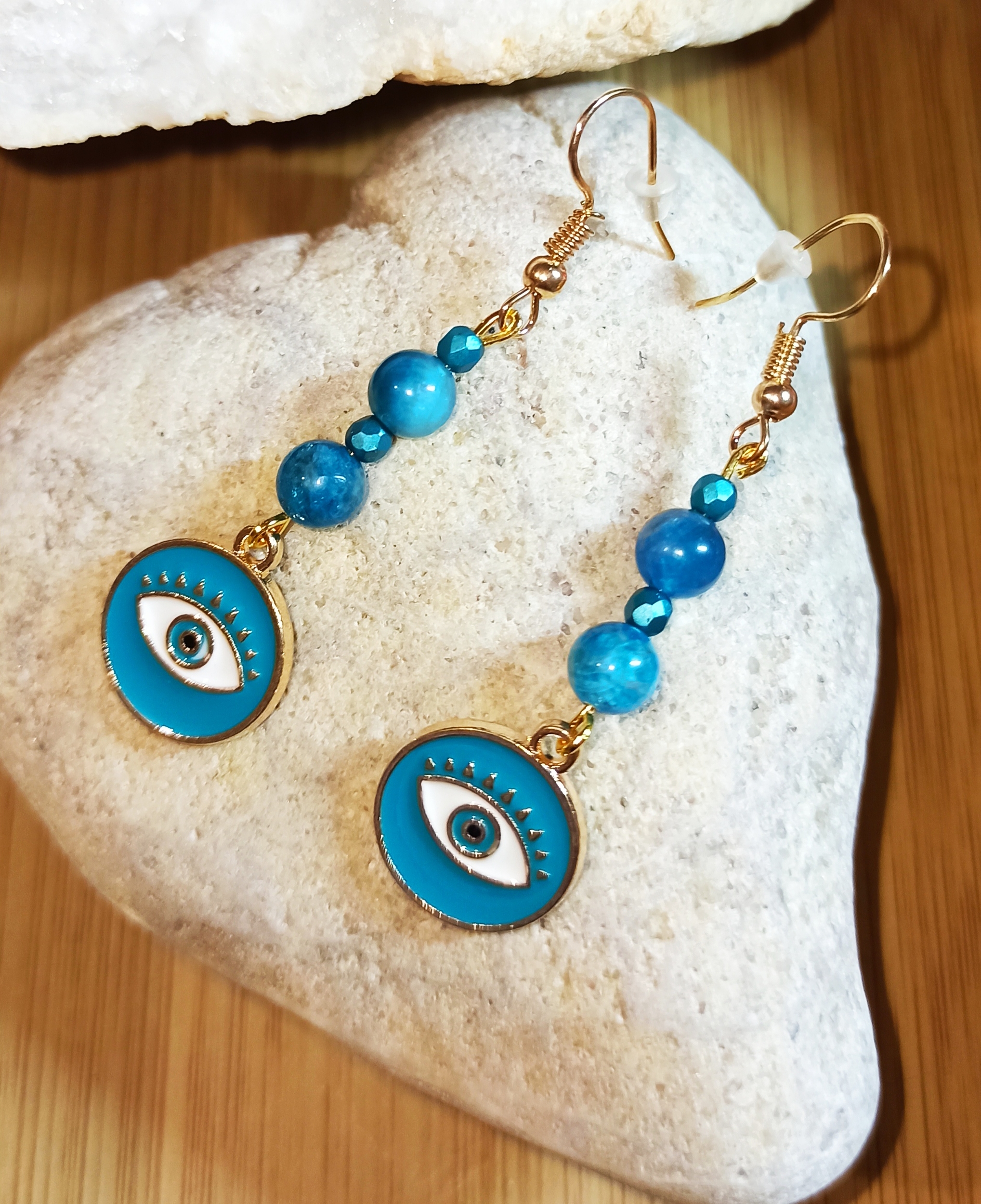 Boucles d\'oreilles Œil de protection