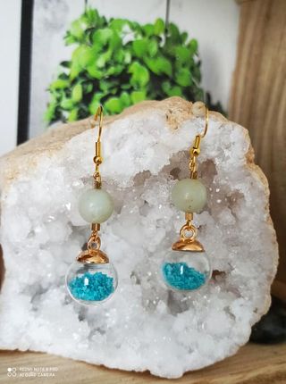 Boucles d\'oreilles Boules de lumière