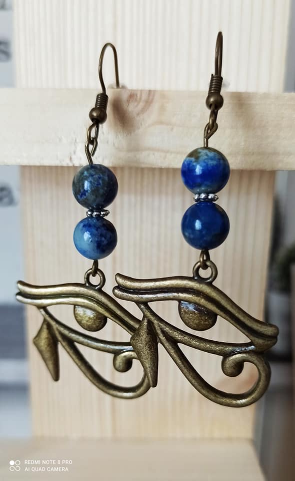 Boucles d\'oreilles Oeil d\'Horus paix intérieure