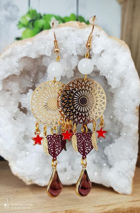 Boucles d\'oreilles Cœur d\'ancrage