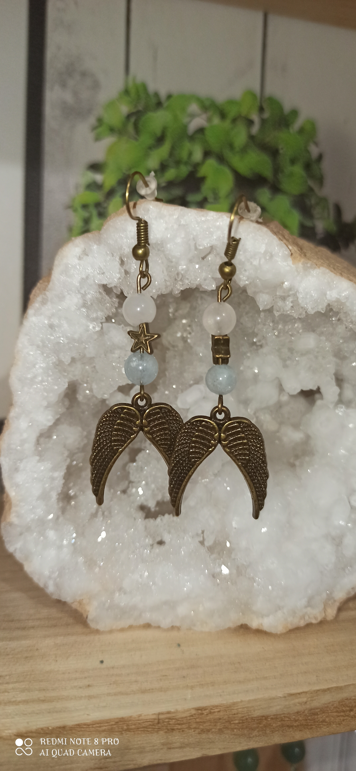 Boucles d\'oreilles Ailes d\'Ange Douceur