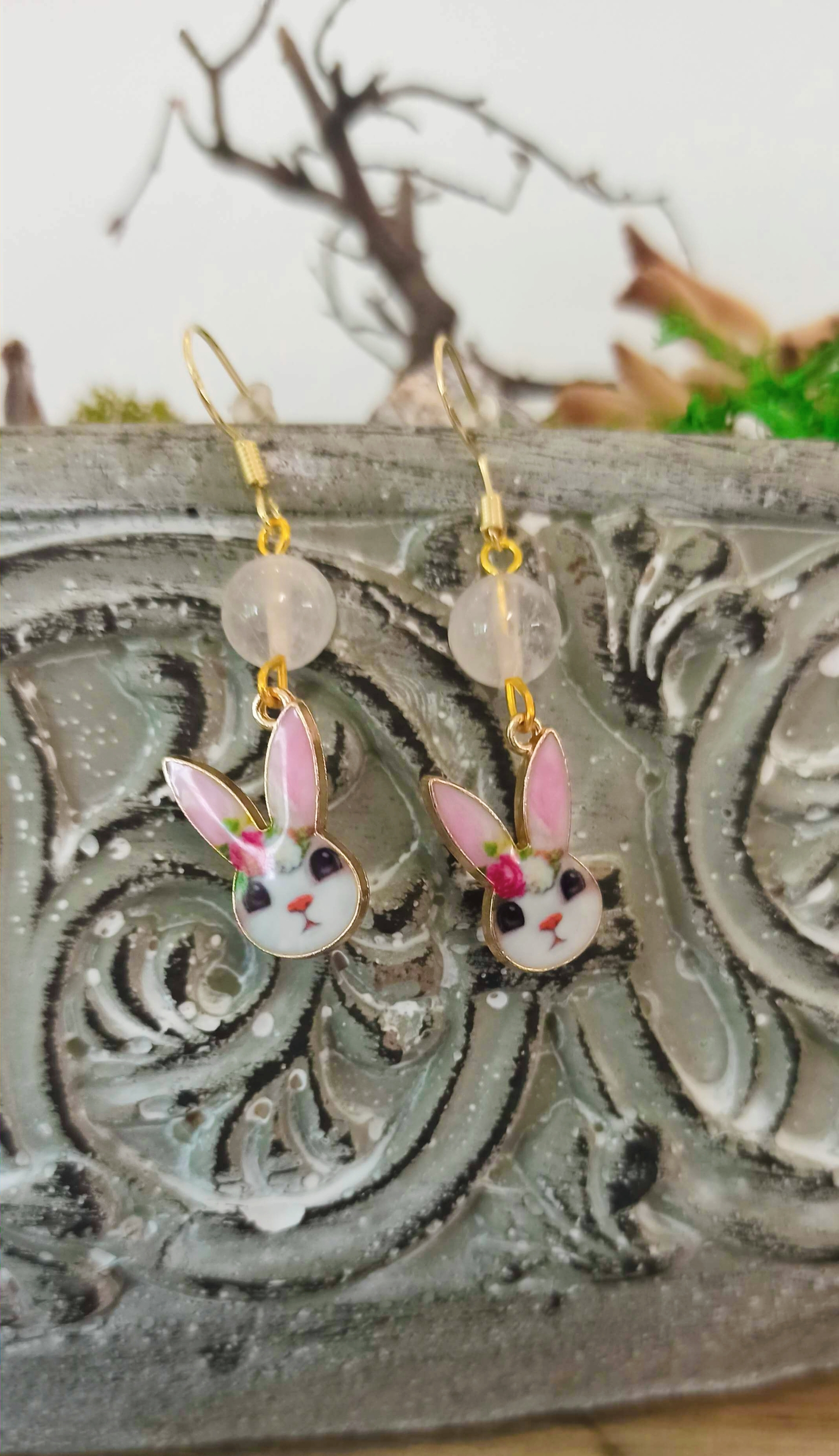 Boucles d\'oreilles Lapins