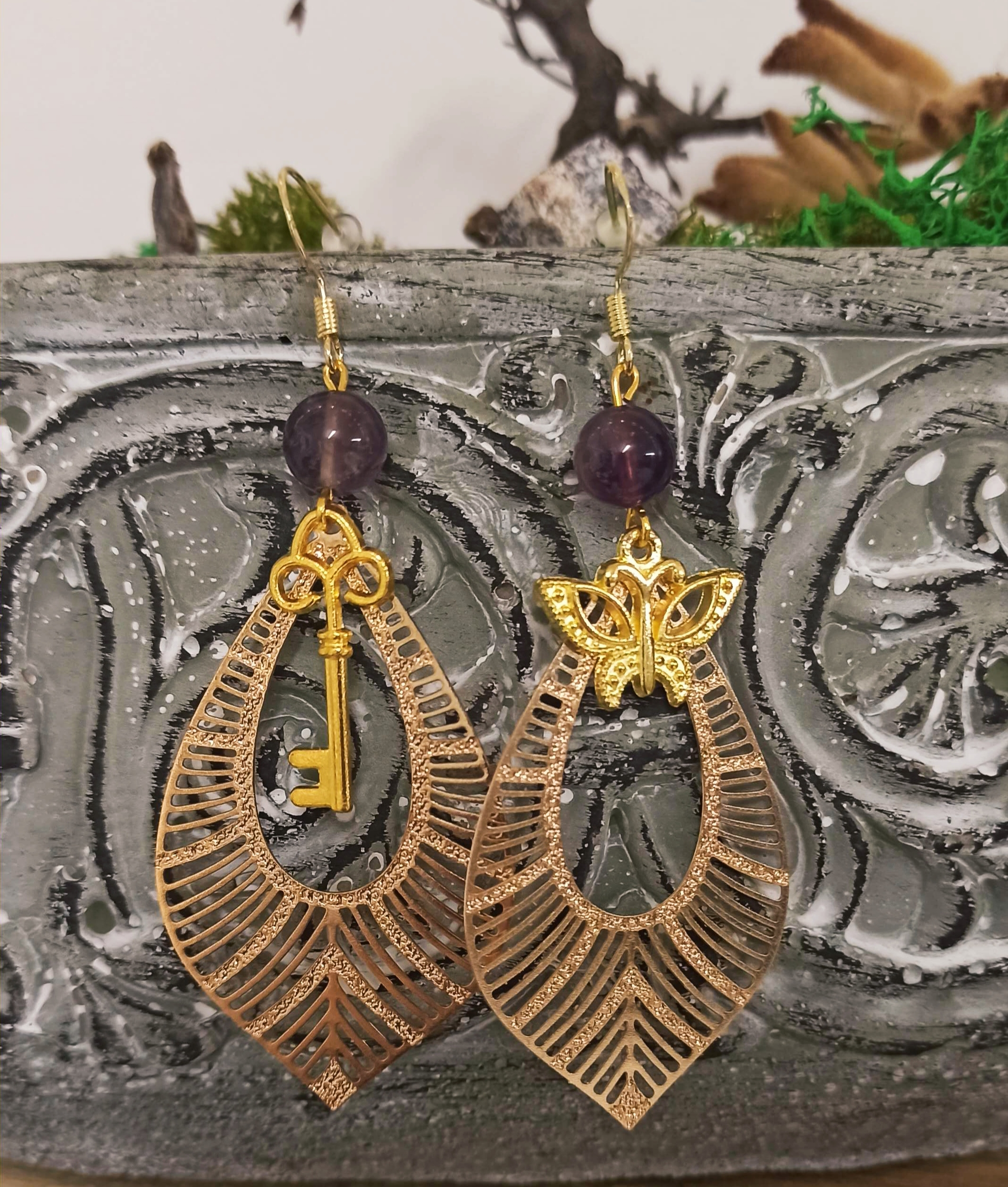 Boucles d\'oreilles Clé de l\'envol
