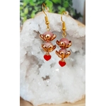 boucles d'oreilles coeur