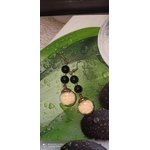 boucles doreilles onyx