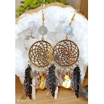 boucles doreilles attrappe rêve