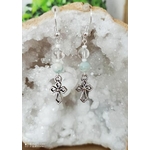 Boucles d'oreilles héminorphite croix