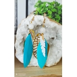 Boucles doreilles plumes or jaune bleu blanche.jpg1 - Copie