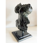 5-c- Ferrando-Mémoire de Femme bronze patine  45x35x20 -Vue côté gauche  8,8kg