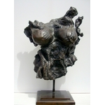 1-a- Ferrando -Résurrection Bronze Patiné  - vue de face 60x50x20 - 9,4 kg