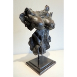 1-b- Ferrando -Résurrection Bronze Patiné  - vue  côté  droit 60x50x20 -9,4kg